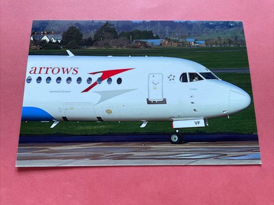 Austrian Arrows Fokker 100 OE-LVF colour photograph