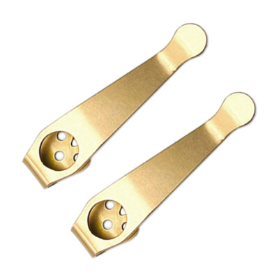 Gold Deep Carry Pocket clip For Spyderco Paramilitary 2 Delica 4 Endura 4 navaja