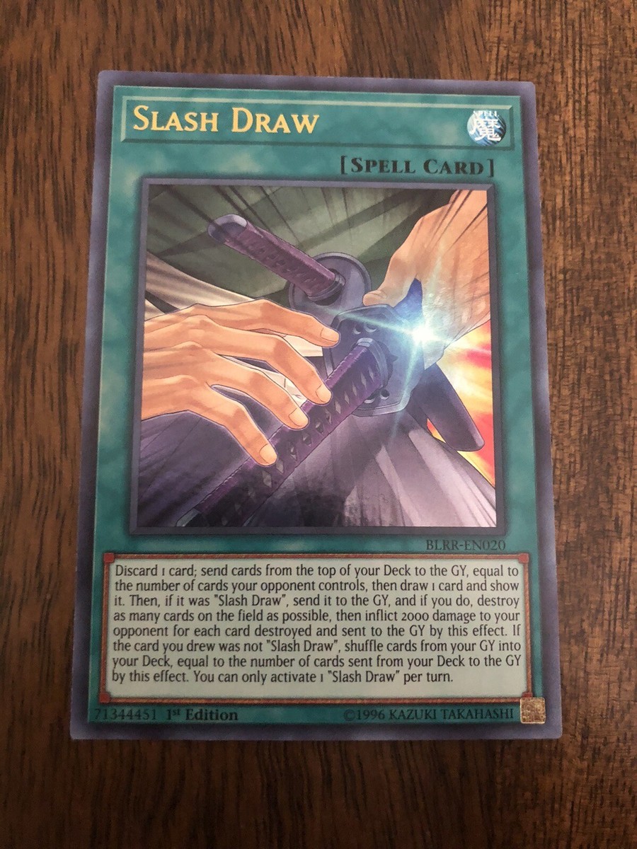 Yu-Gi-Oh! TCG Slash Draw Battles of Legend: Relentless Revenge BLRR-EN020  1st