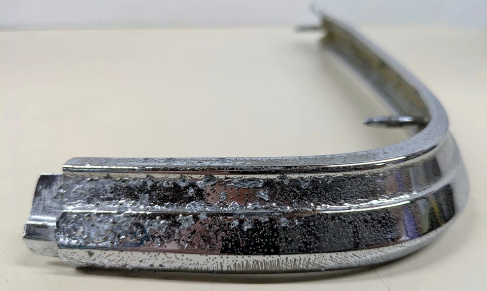 OEM MoPar 1966 Chrysler LH DS Front Fender Peak Molding 300 Newport New Yorker - Image 4 of 4