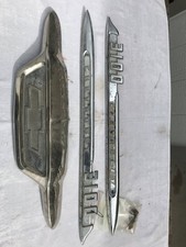 55 Chevy Truck 3100 Fender Hood Emblems 55 56 Chevy Truck