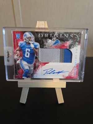 2020 Panini Origins - Rookie Jumbo Patch Autographs D'Andre Swift #109 Red /99