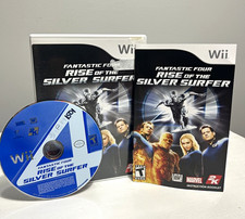 Fantastic Four: Rise of the Silver Surfer Nintendo Wii CIB w/Manual