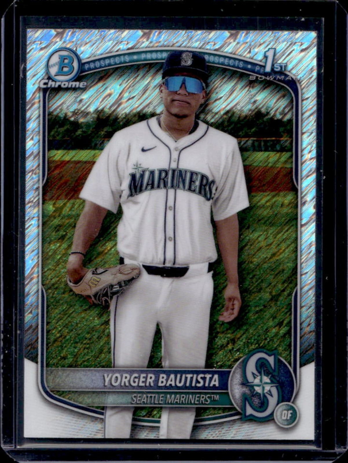 2025 Bowman Chrome Yorger Bautista Shimmer Refractor 1st #BCP-194