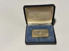 1972 Franklin Mint Wells Fargo Bank Sterling Silver 1000 Grains Bar w/ Case