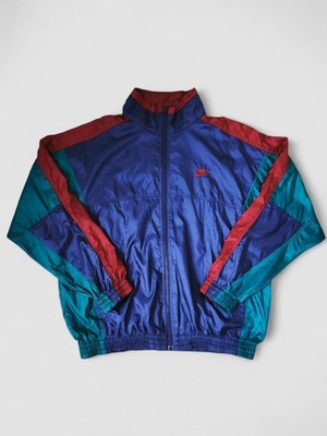 vintage Nike Full-Zip Windbreaker Track Jacket rare 90er 90s old school
