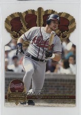 1997 Pacific Crown Collection Gold Crown Die-Cuts Ryan Klesko #GC23 sc2