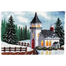 Herrschners® Winter Church Latch Hook Kit