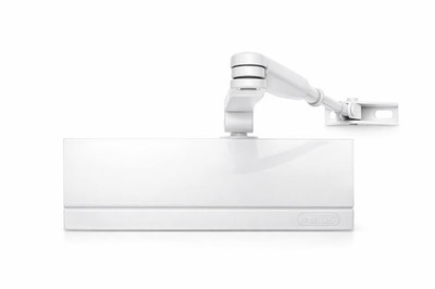 ABUS Türschließer AC6124 Weiß Faulentzer für Büro & Wohnungstüren 40 80 kg