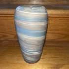 niloak mission swirl pottery vase 8 1/2 inches