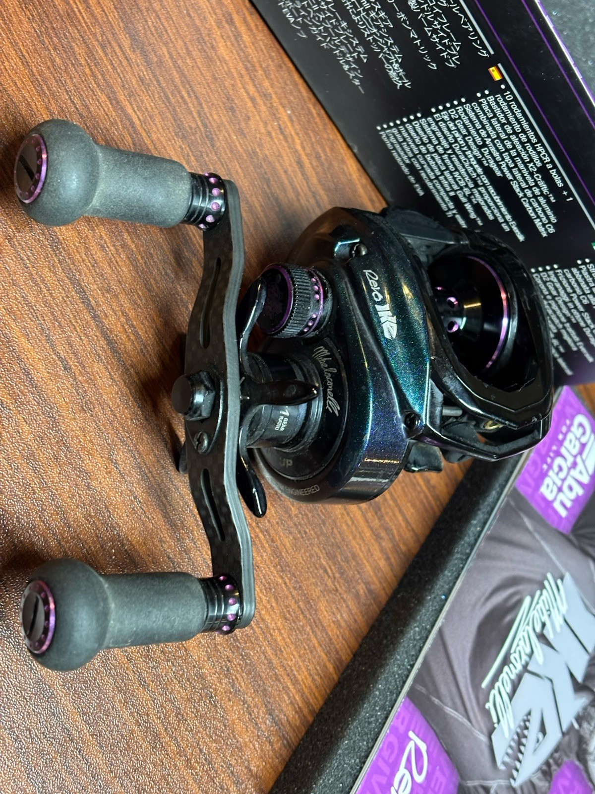 Abu Garcia Revo Ike 8.0:1 Baitcast Reel Used