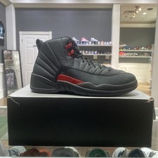Air Jordan 12 Retro "Bloodline" Men's Shoes Black/Varsity Red CT8013-003