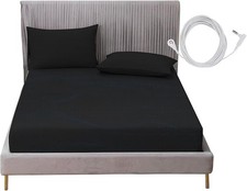 Grounding Bed Sheet Size King 78x80in BLACK OPEN BOX 