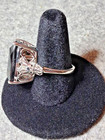 Smokey Quartz Ring in Stainless Sz 8 — photo 2