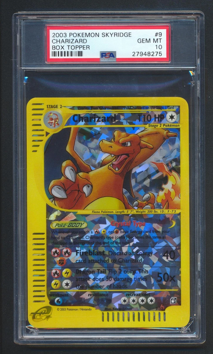 Charizard Pokémon TCG Professional Sports Authenticator (PSA