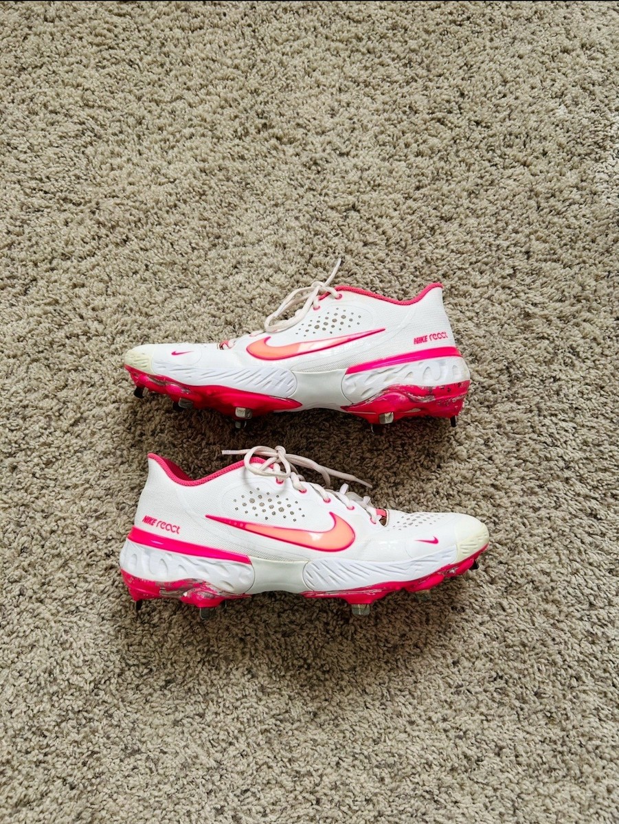 Baseball Cleats Metallic Pink Huaraches Pink Baseball Nike