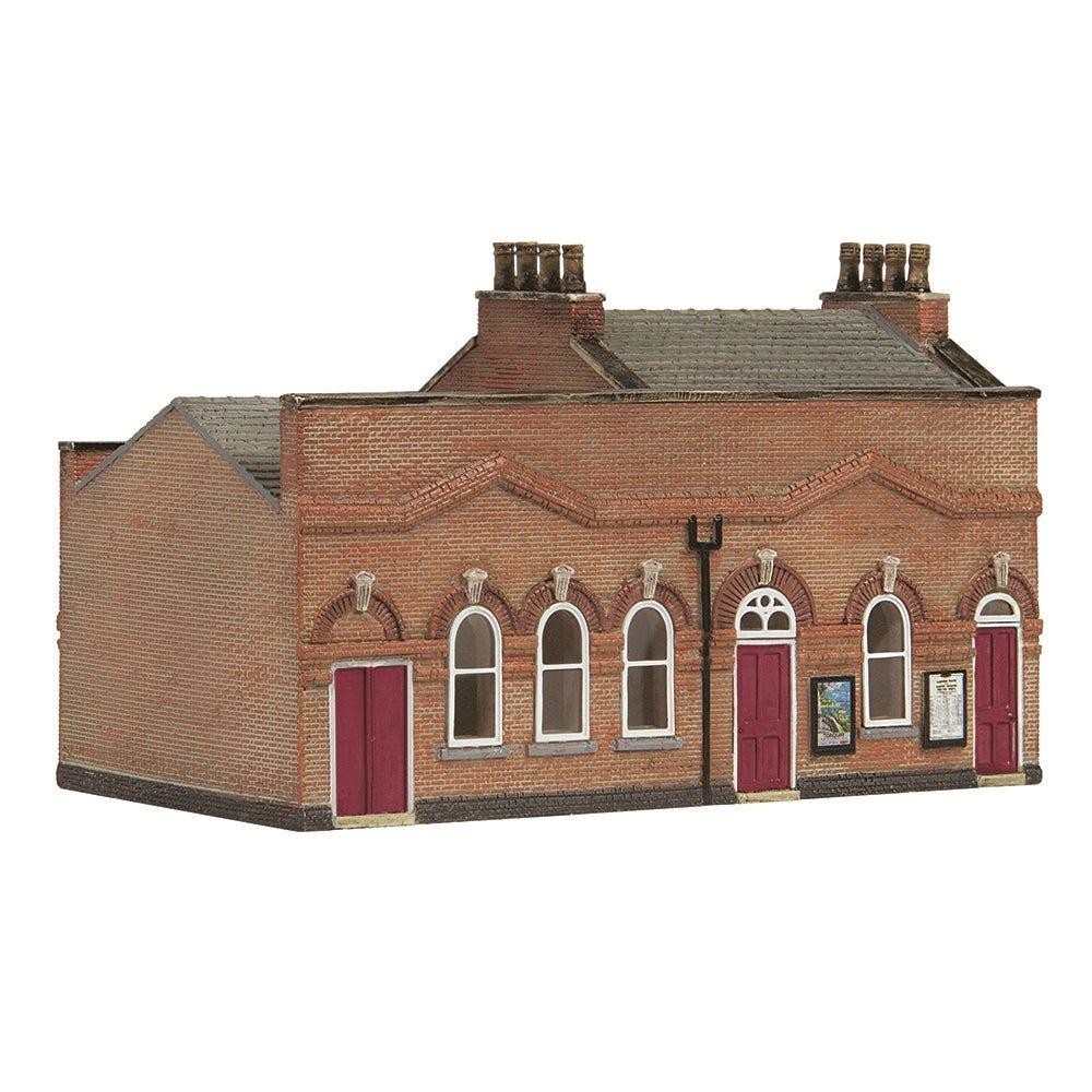 N Gauge Bachmann Scenecraft March Station Ticket Office Red Building 42-0066R