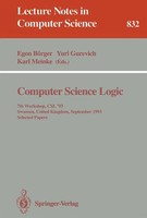 Egon BöRger (U. A.) | Computer Science Logic | Taschenbuch | Englisch (1994)