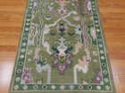 Turkish Oushak Hand Knotted Rug,Bohemian Oushak contemporary Rug 2.7x6 Ft — photo 5