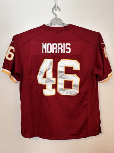 REDSKINS MORRIS #46 NIKE ON FIELD JERSEY SIZE 2XL 80TH ANNIVERSARY - Afbeelding 6 van 11
