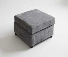 New Verona High Quality Footstool Grey