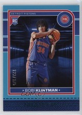 2024-25 Panini NBA Hoops Rookies Teal /175 Bobi Klintman #267 0b3