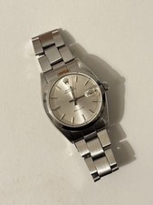 Rolex Stainless Steel Oysterdate Precision 6694 - Factory Silver Baton Dial