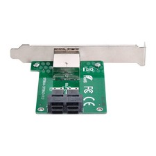 Mini SAS HD SFF-8644 to SFF-8643 Female Adapter with Low Profile Bracket