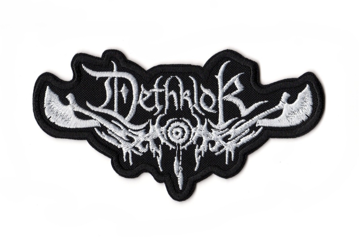 Dethklok Patch Metalocalypse Embroidered Sew On Band White Logo