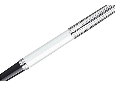 Waterman Hemisphere Deluxe Metal White  Rollerball Pen   New In Box