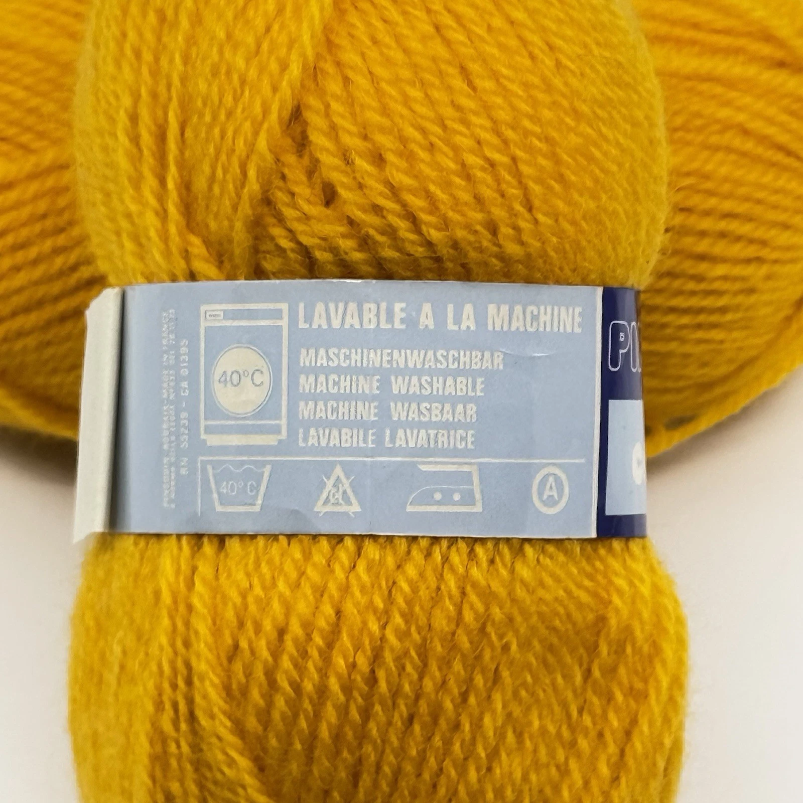 Pingouin Confort Yarn Lot 2 Skeins Gold Wool Acrylic Mohair Color 101 image 6