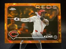 2024 Topps Chrome Sapphire Tony Kemp Orange Refractor /25 Reds