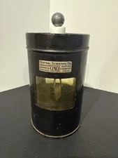 Vintage Central Scientific Laboratory Metal Electroscope Cenco - 6 1/2” Tall