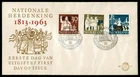SG05C NETHERLANDS 1963 FDC 150 years of independence NVPH E61