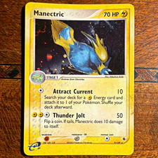 Pokemon Manectric 9/109 EX Ruby & Sapphire Holo Rare 70 HP EN 2003 on eBay