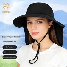 Sun Hat UV Protection Hiking Fishing Hats Wide Brim Hat UPF 50 with Neck Flap