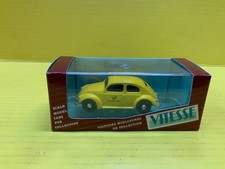 Vintage Vitesse Volkswagen 1949 Yellow Beetle 1/43 Scale