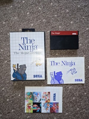 The Ninja Sega Master System Komplett CIB mit Anleitung und Flyer