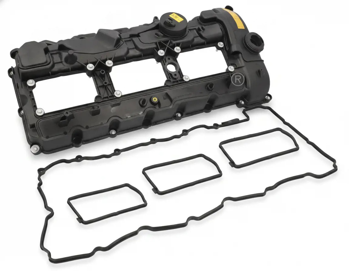 Coperchio valvole Copritestata Plastica 196312 FEBI BILSTEIN per BMW 2 Coupé 3