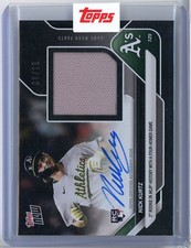 2025 Topps Now Nick Kurtz #464B Black Auto Pants Relic /10 Rookie Baseball Card