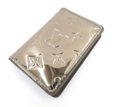 Louis Vuitton Organizer Card Case M26904 Silver Pocket Wallet LV Auth