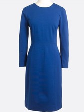 J. CREW | Classic Cobalt Blue 3/4 Sleeve Ponte Knit Sheath Dress Sz. 4