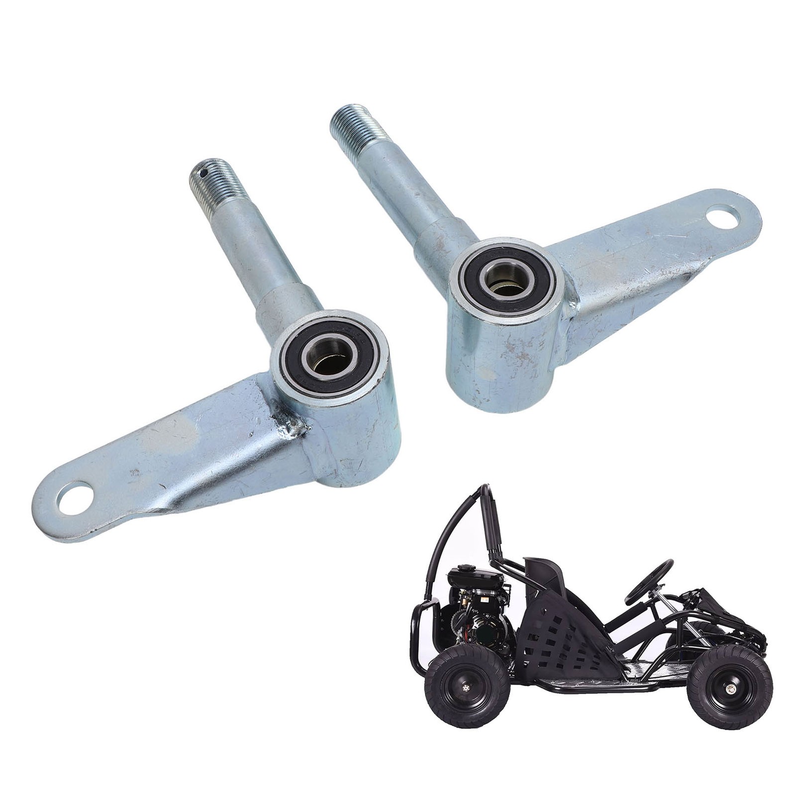 Hot 15mm Front Wheel Steering Knuckle Spindle For 110cc 125cc 168 200F Go Kart↑