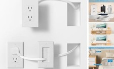 in Wall Cableanagement Kit,Recessed Outlet Box for Wallount TV, Outlet M