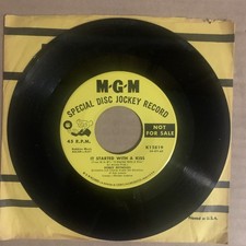 Debbie Reynolds, 45 rpm, Promo, VG+, It Started With A Kiss, K12819