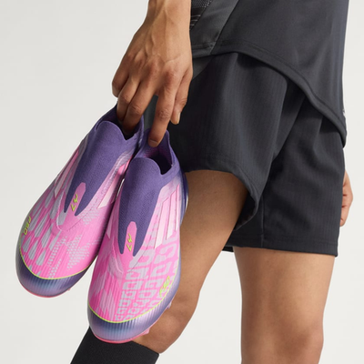 adidas F50 Elite LY Laceless FG Boots JS0560 Purple / Cloud White