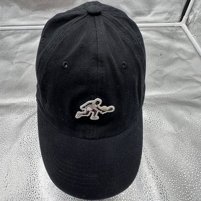 Arthur Ashe Mens Black Cotton Embroidered Tennis Graphic Baseball Dad Hat Cap