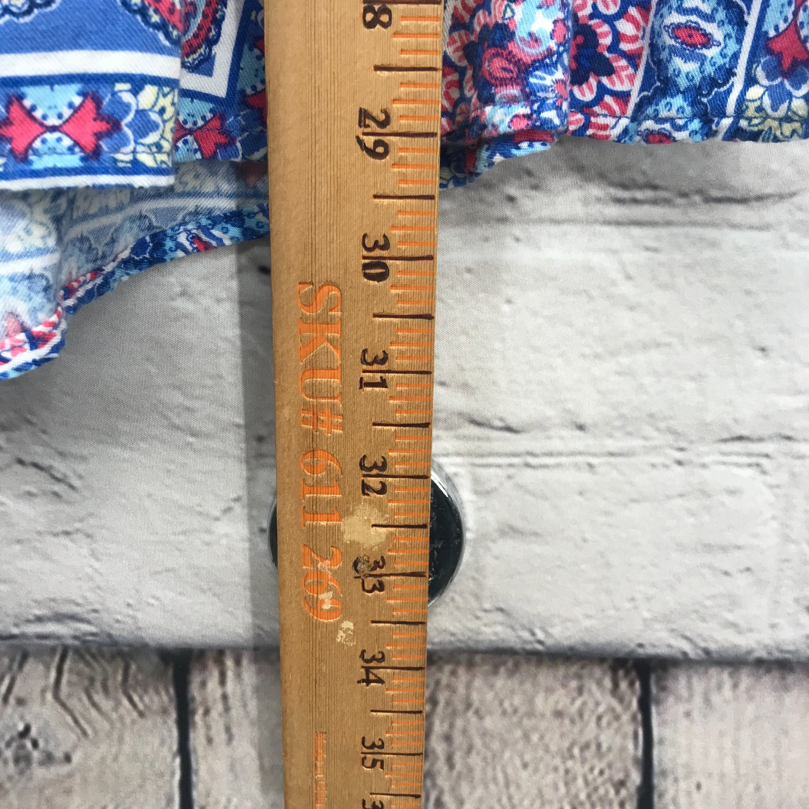 Ruby Rd Top Womens Extra Large Blue Button Up Lon… - image 11