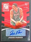 2014-15 Panini Elite Jabari Parker RC Rookies Red Status Auto Die-Cut 77/99 AA61