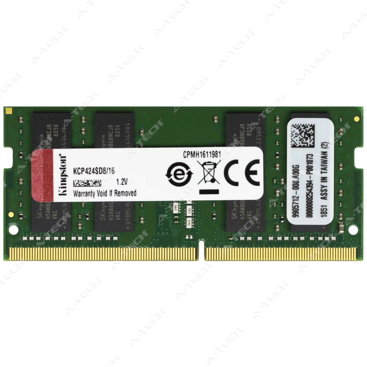 Kingston PC4-19200 (DDR4-2400) Bus Speed Computer RAM 16 GB